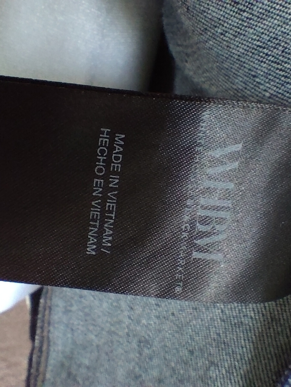 White House Black Market Dark Indigo Denim Jacket sz M - Picture 6 of 8